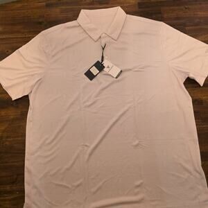 Maelreg Men's Golf Polo Shirt 2XL Lavender Purple Heather Performance NWT